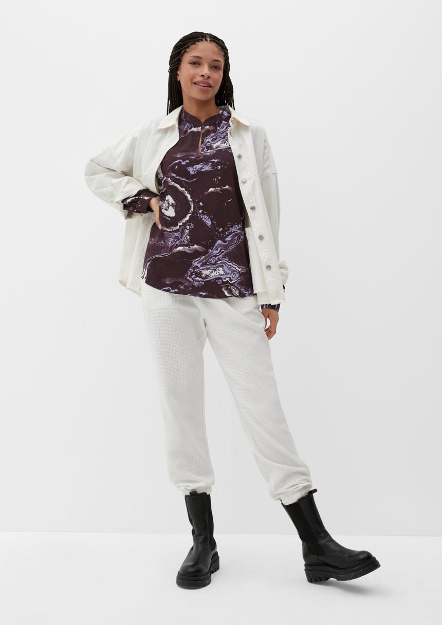 S.Oliver Bluse Mit Lochstickerei