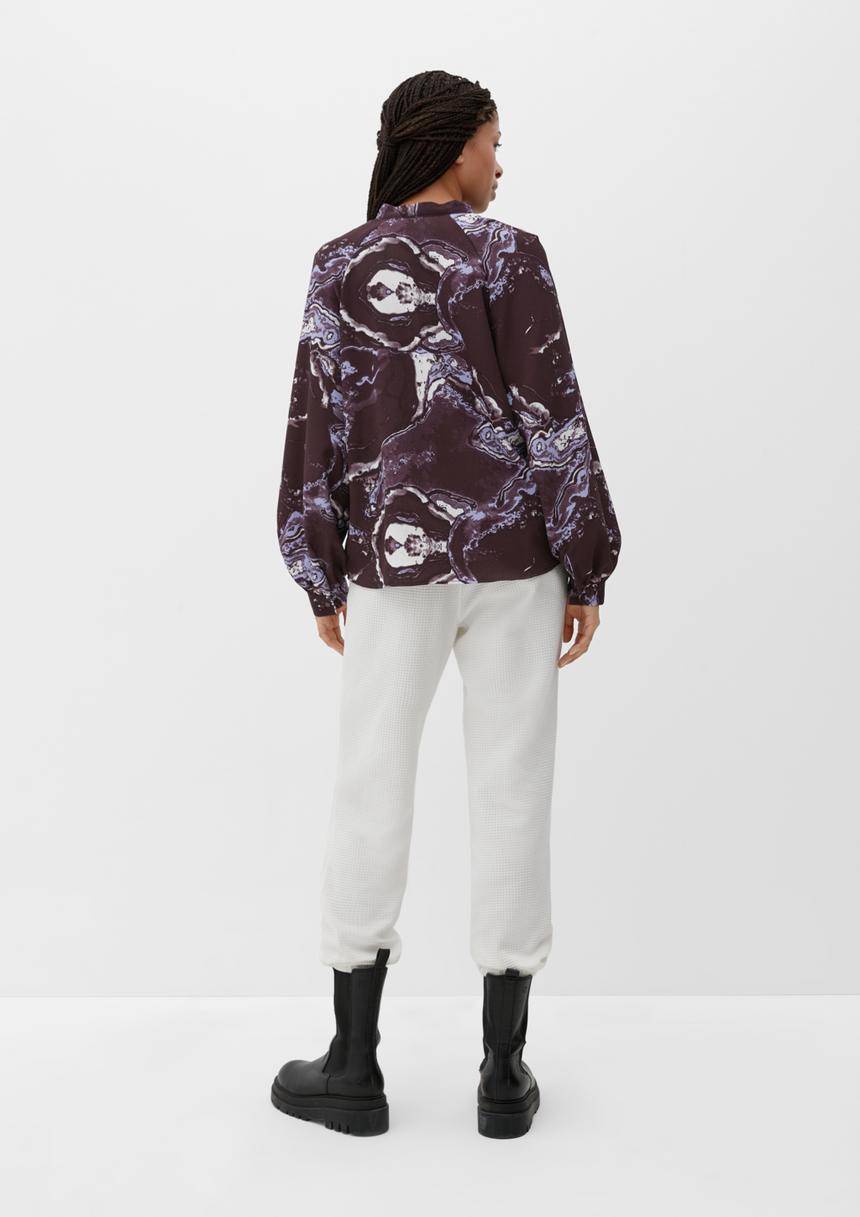 S.Oliver Bluse Mit Lochstickerei