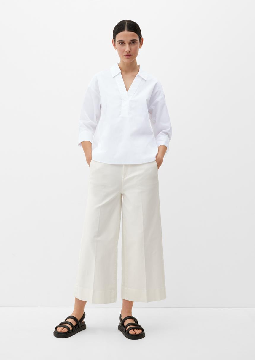 S.Oliver Bluse Mit Polokragen