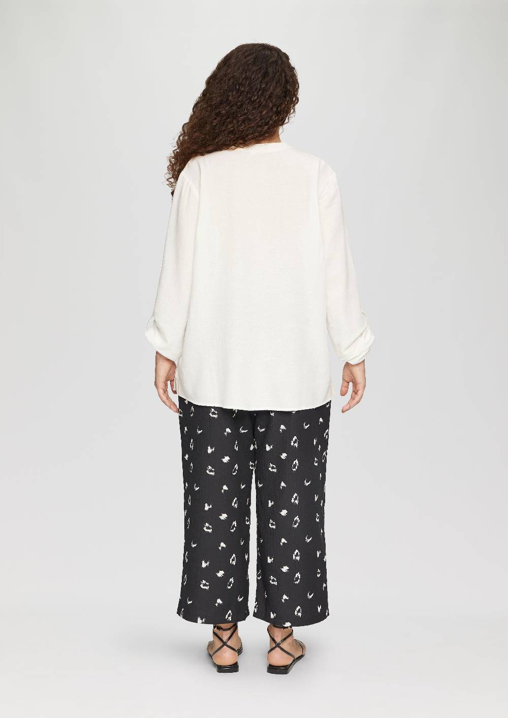 S.Oliver Bluse Mit Stehkragen Und Knopfleiste