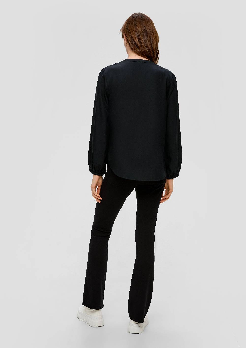 S.Oliver Bluse Mit Tunika-Ausschnitt