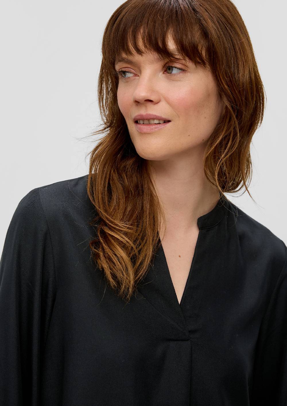 S.Oliver Bluse Mit Tunika-Ausschnitt