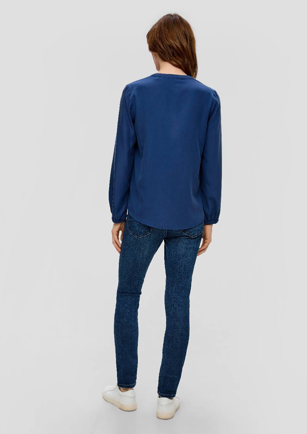 S.Oliver Bluse Mit Tunika-Ausschnitt