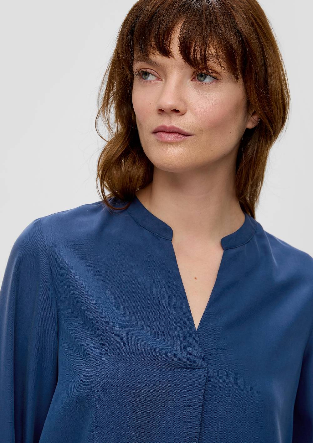 S.Oliver Bluse Mit Tunika-Ausschnitt