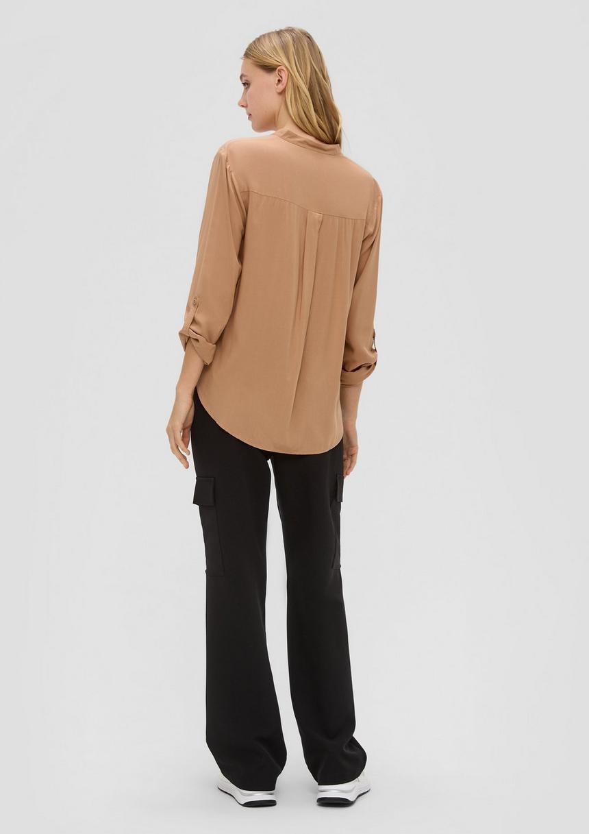 S.Oliver Bluse Mit Turn-up-Funktion
