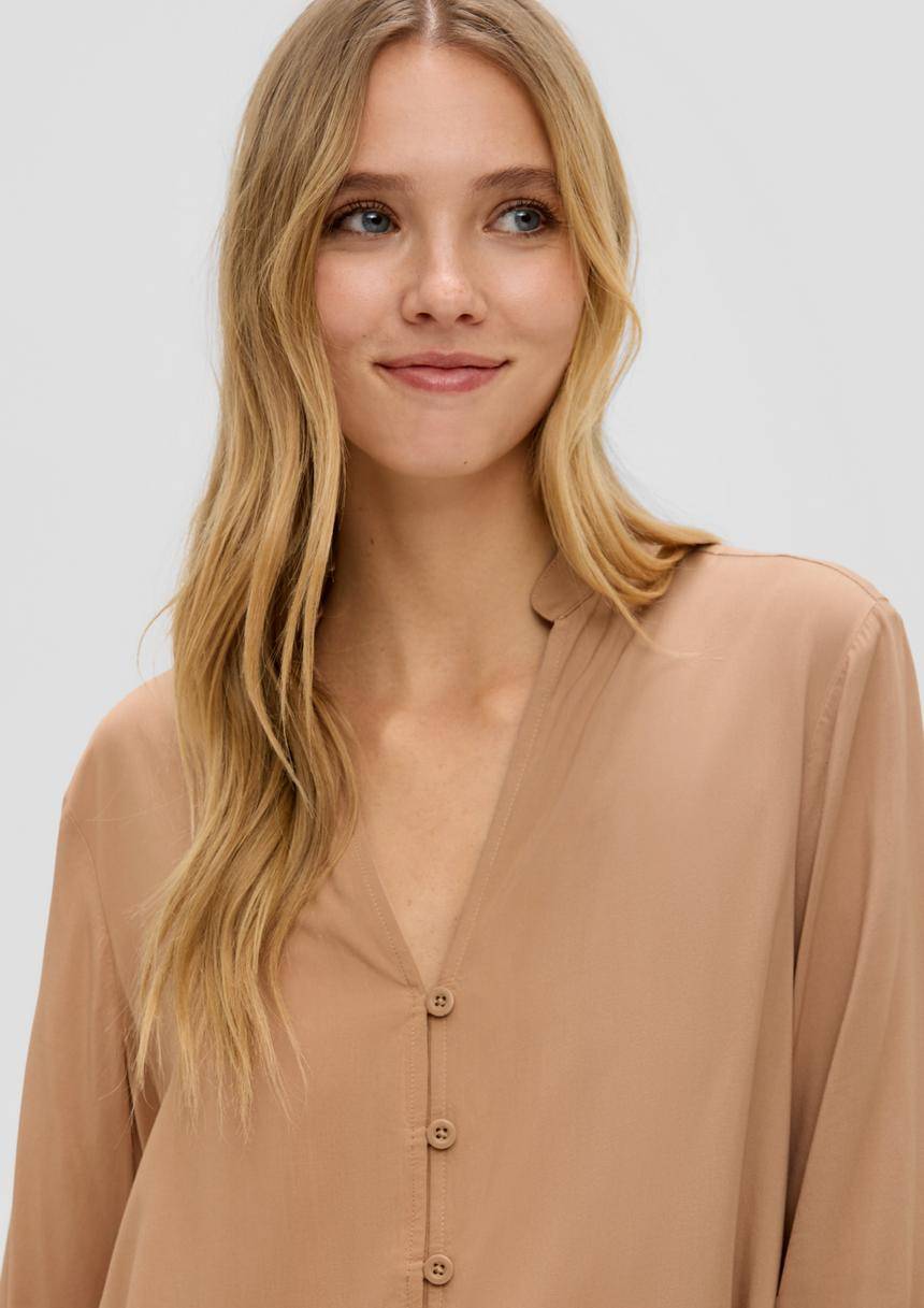 S.Oliver Bluse Mit Turn-up-Funktion