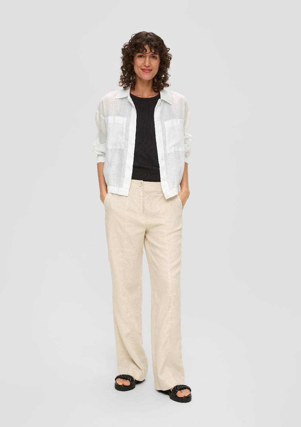 S.Oliver Blusenjacke Aus Leinen