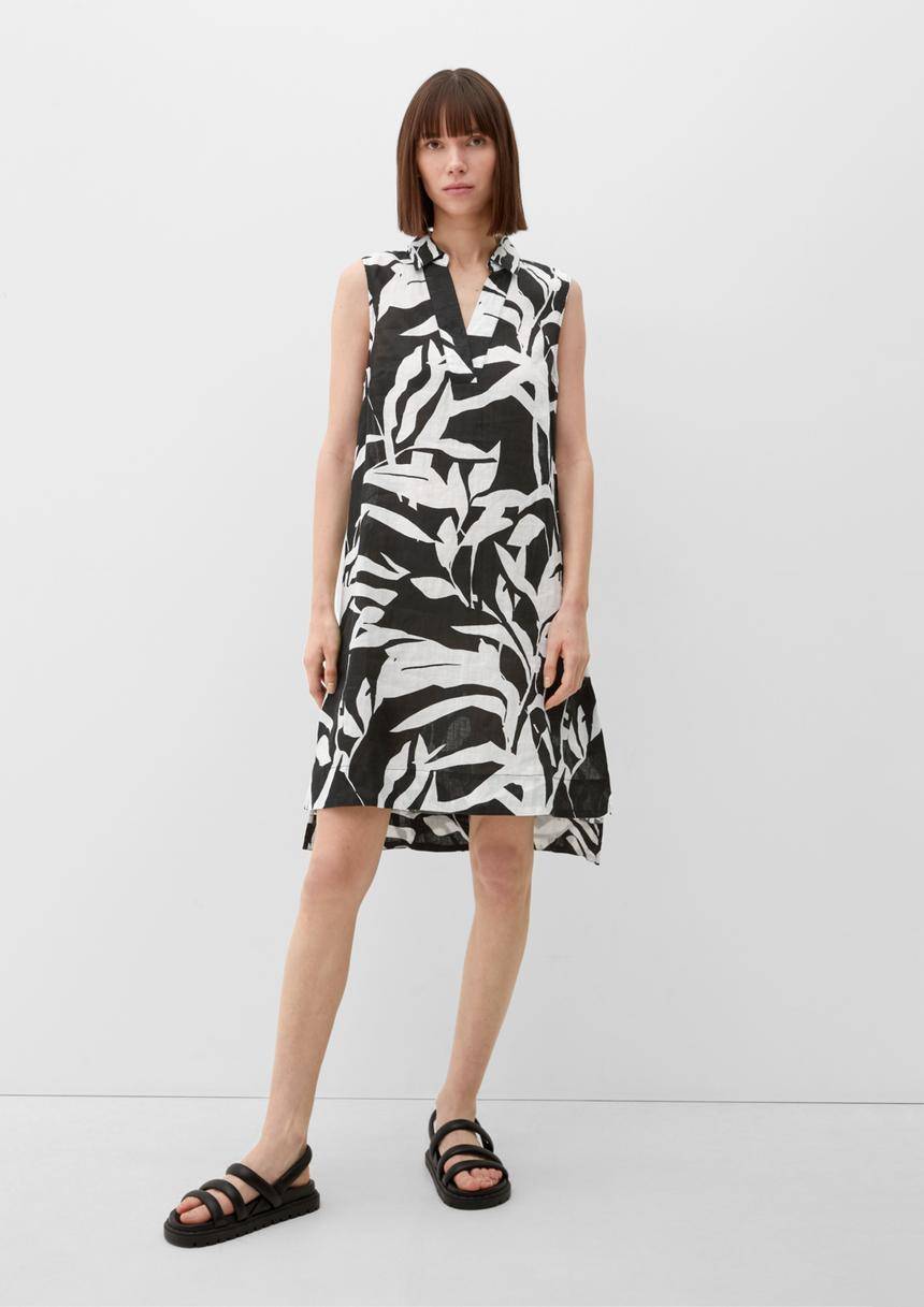 S.Oliver Blusenkleid Aus Leinen