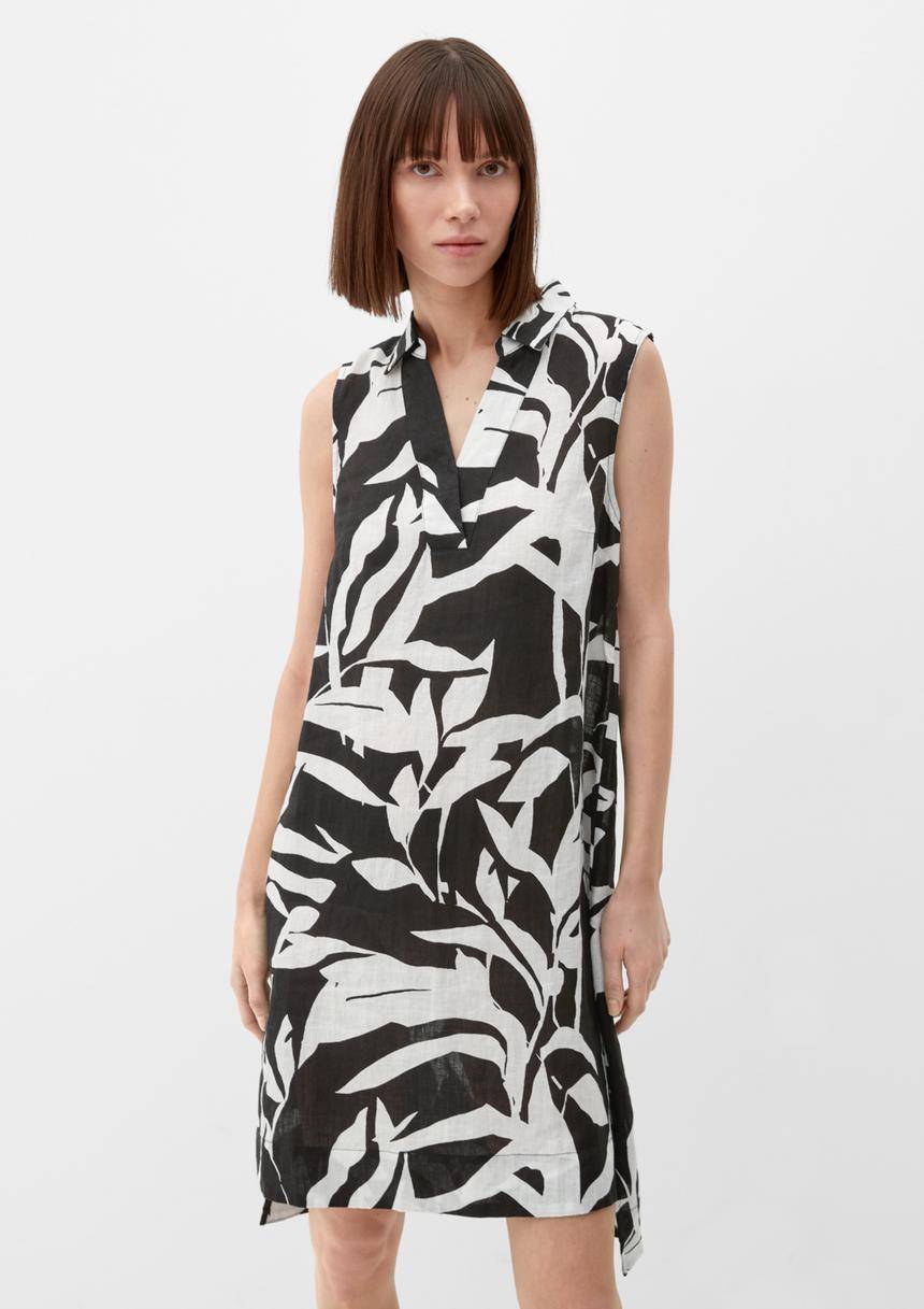 S.Oliver Blusenkleid aus Leinen