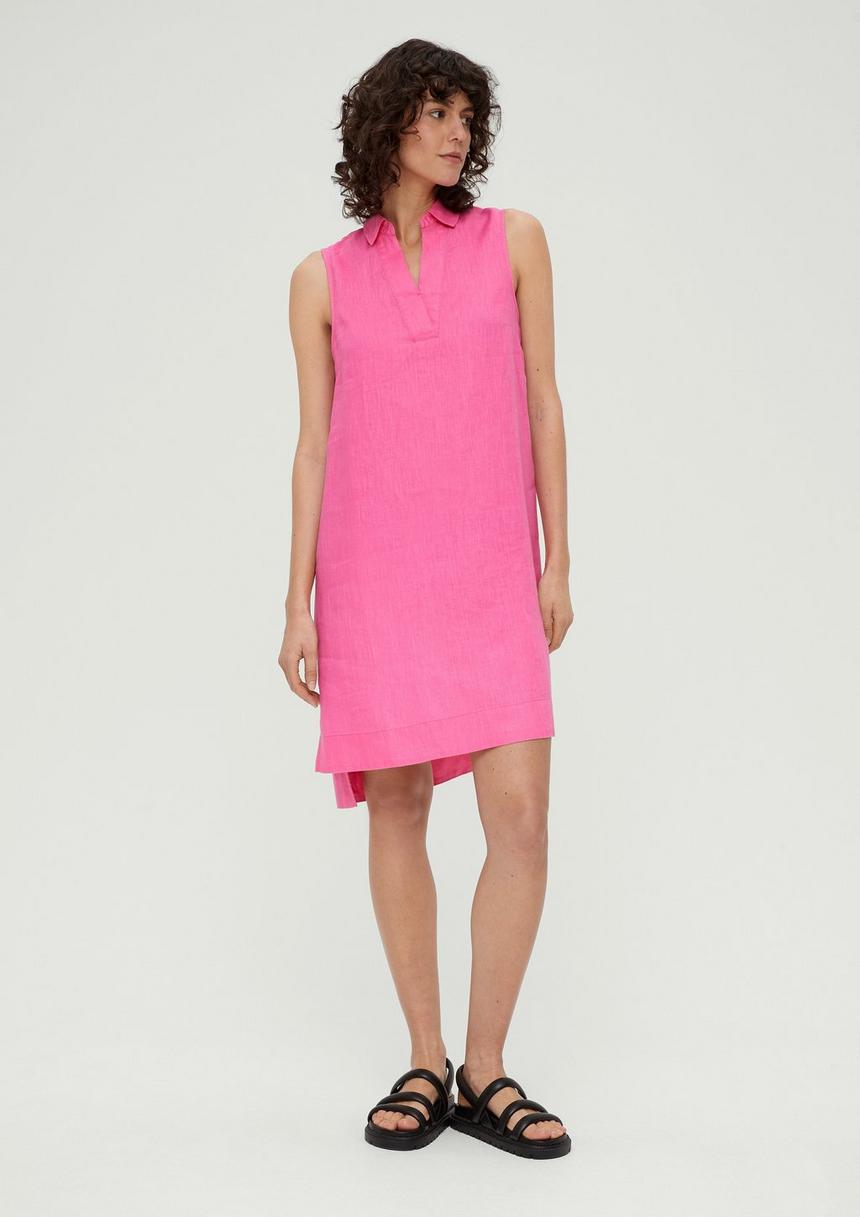 S.Oliver Blusenkleid aus Leinen