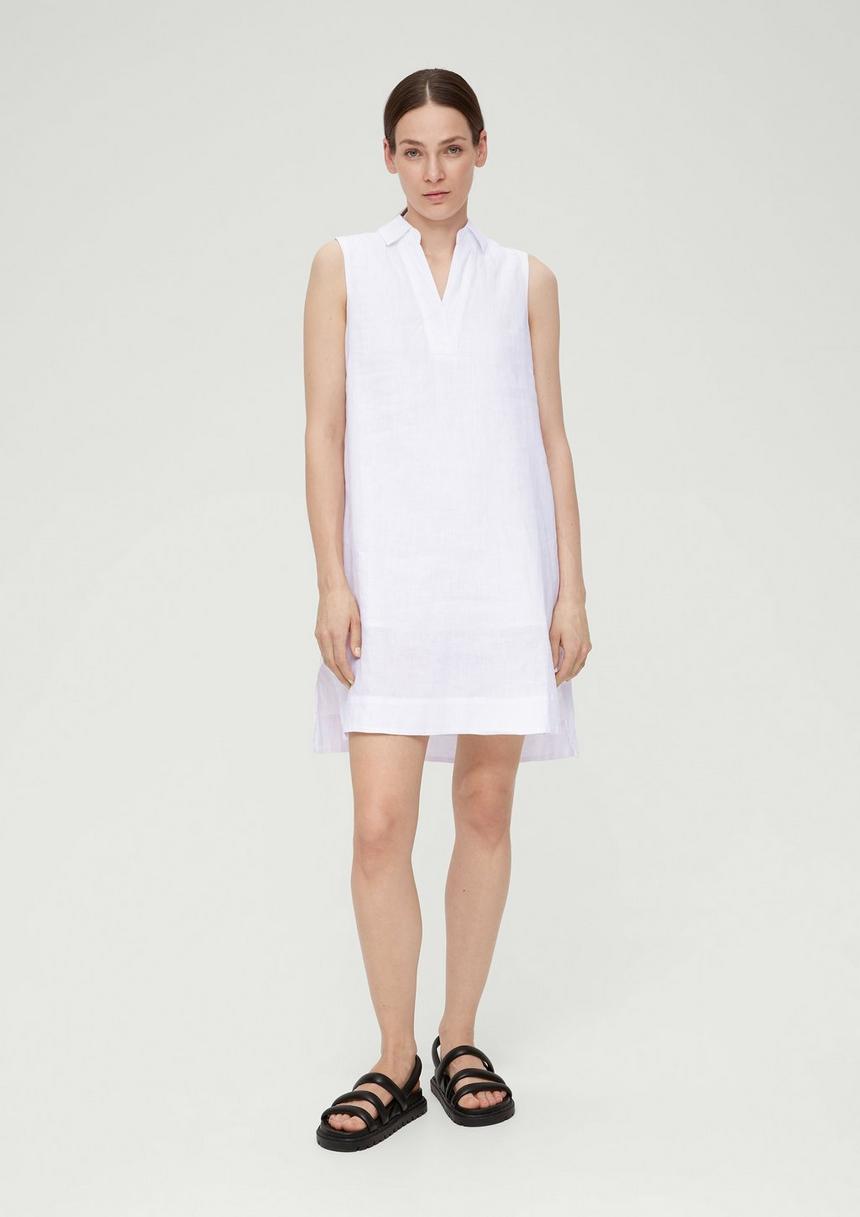 S.Oliver Blusenkleid aus Leinen