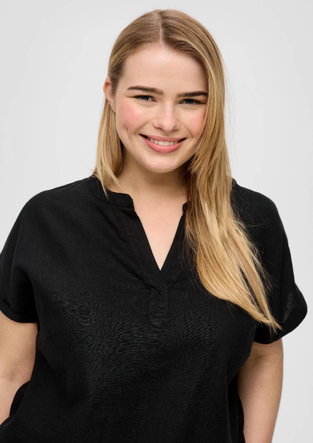 S.Oliver Blusenshirt Aus Leinenmix