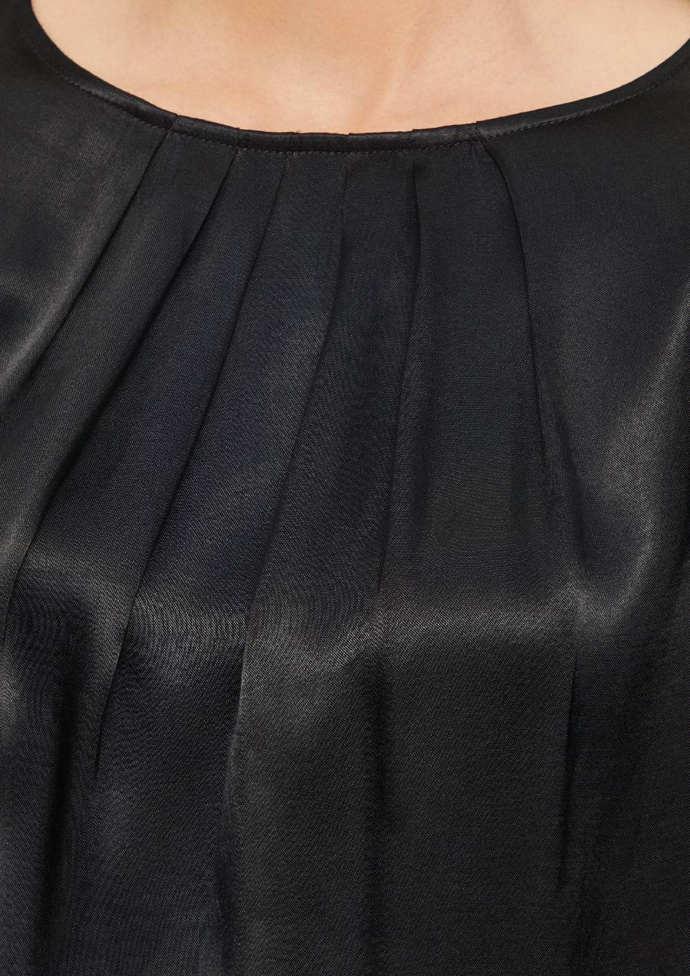 S.Oliver Blusenshirt Im Fabricmix Mit Raff-Details