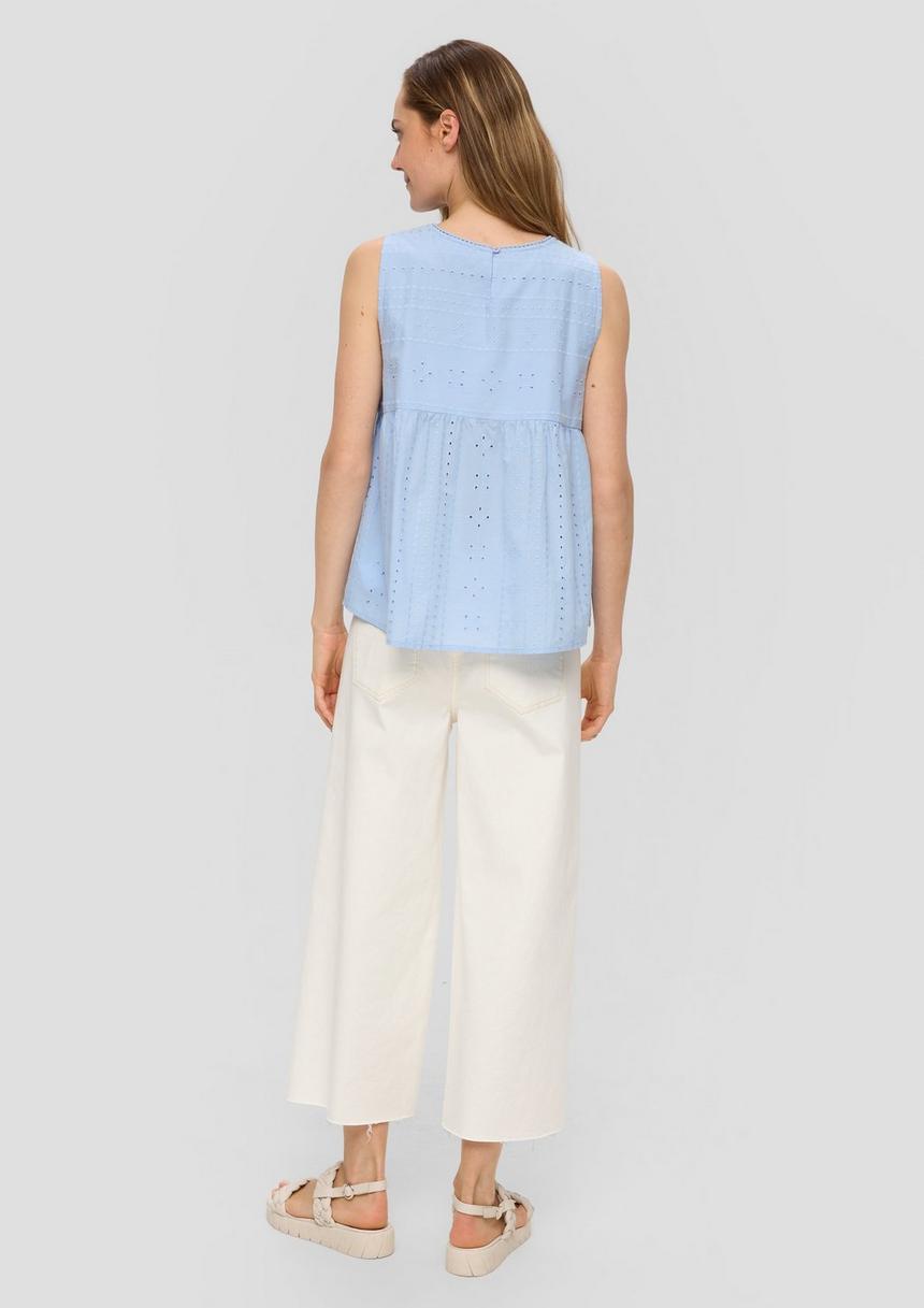 S.Oliver Blusenshirt Mit All-over-Stickerei
