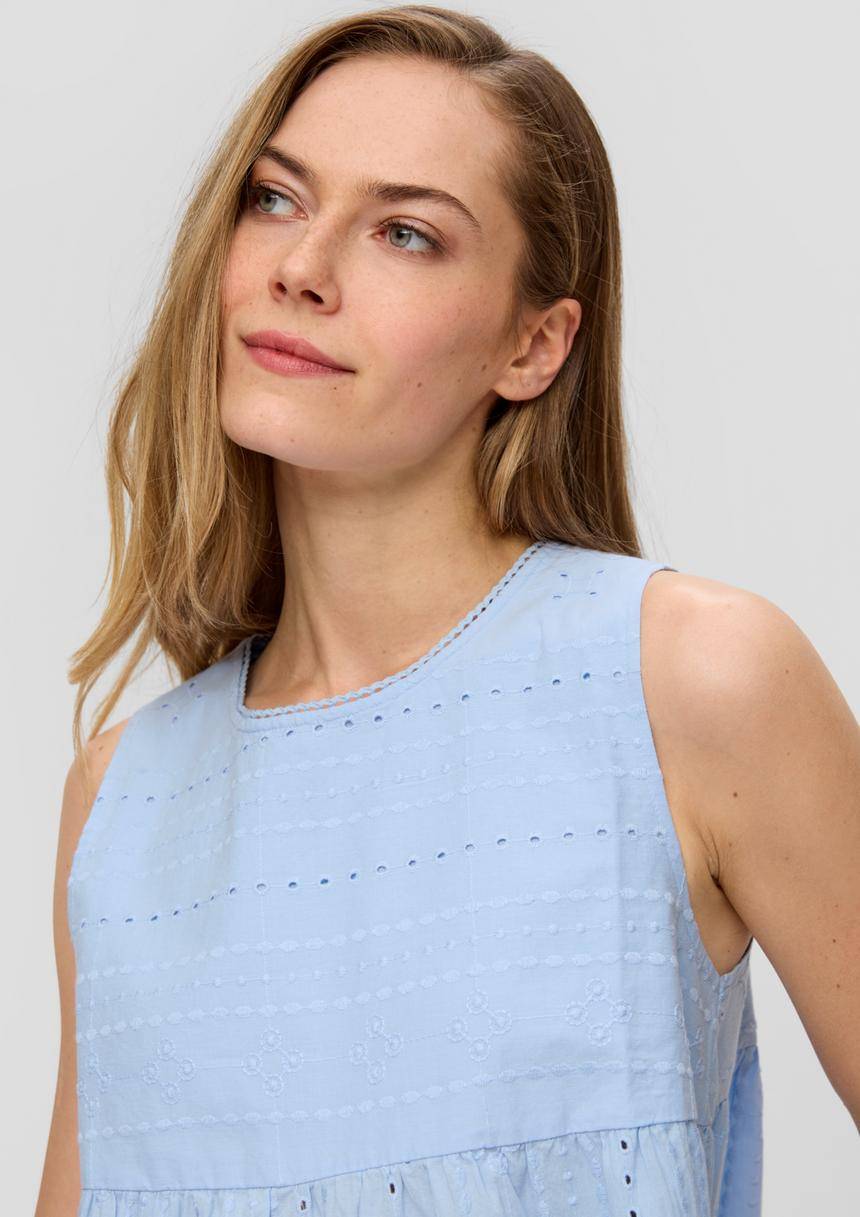 S.Oliver Blusenshirt Mit All-over-Stickerei