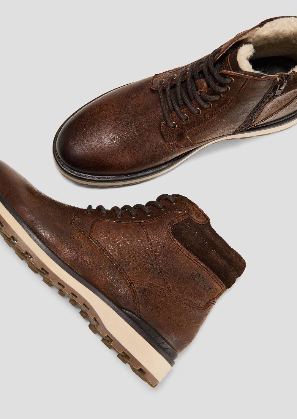 S.Oliver Boots Aus Rindsleder