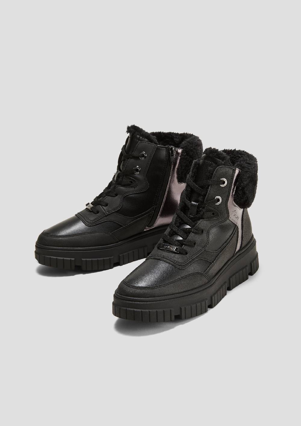 S.Oliver Boots Im Materialmix