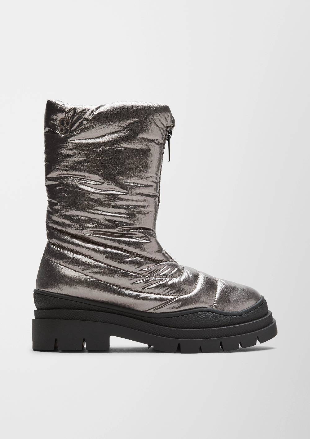 S.Oliver Boots In Metallic-Optik