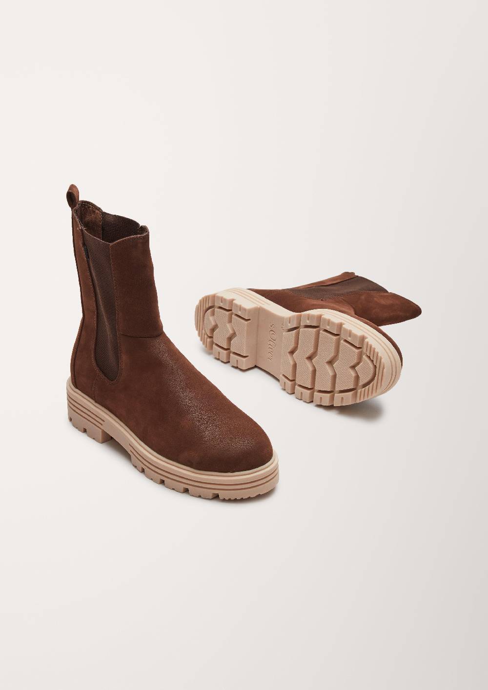 S.Oliver Boots Mit Elastikeinsatz