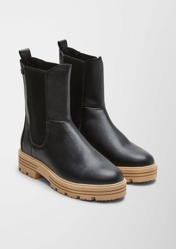 S.Oliver Boots Mit Elastikeinsätzen