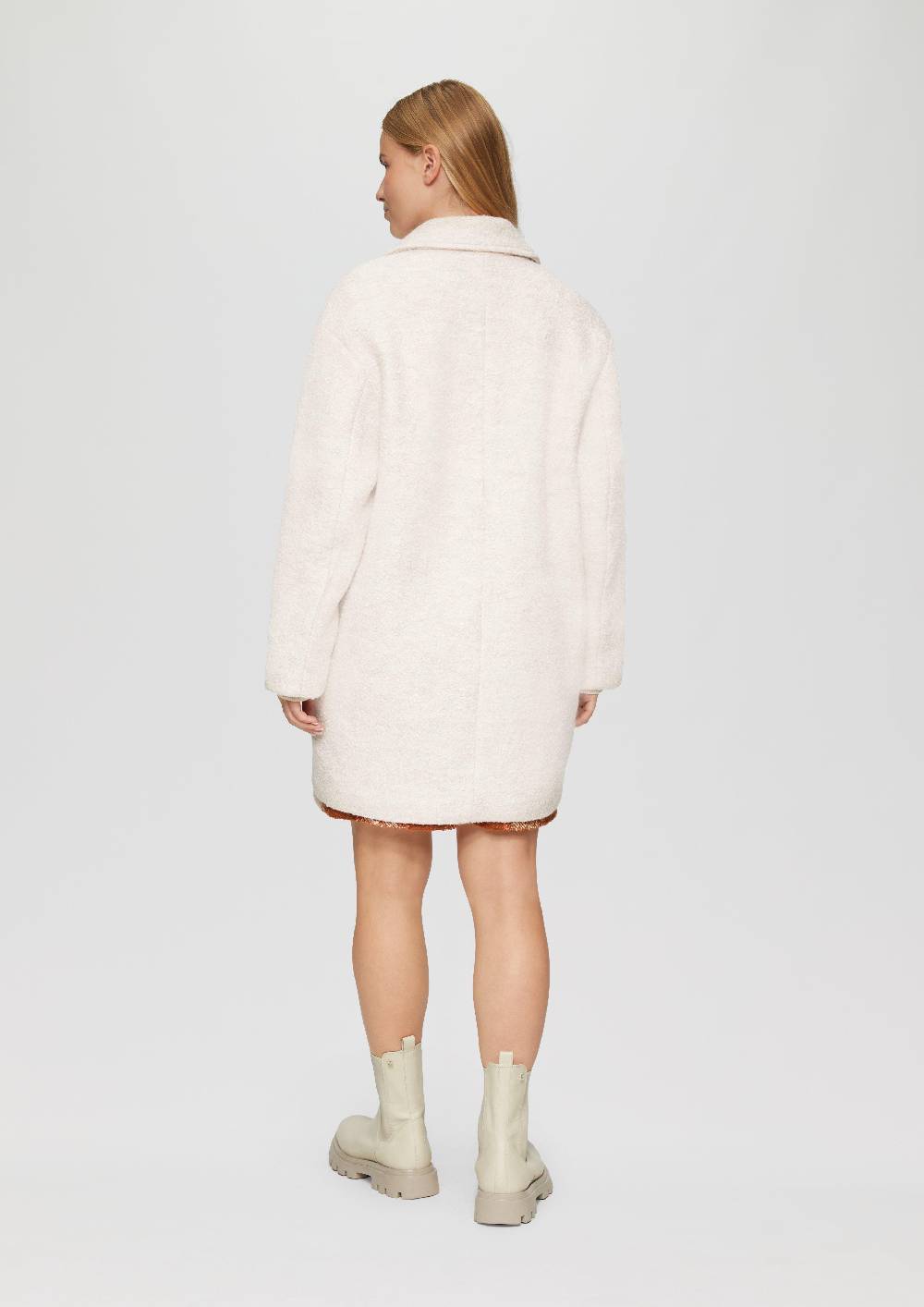 S.Oliver Bouclé-Mantel Im Relaxed Fit