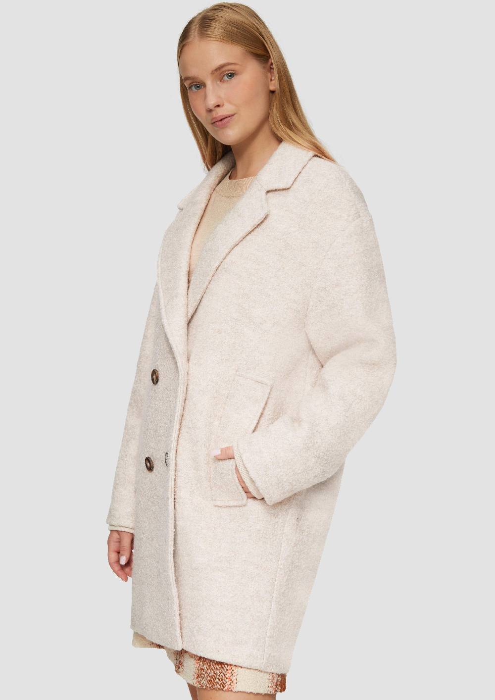 S.Oliver Bouclé-Mantel Im Relaxed Fit