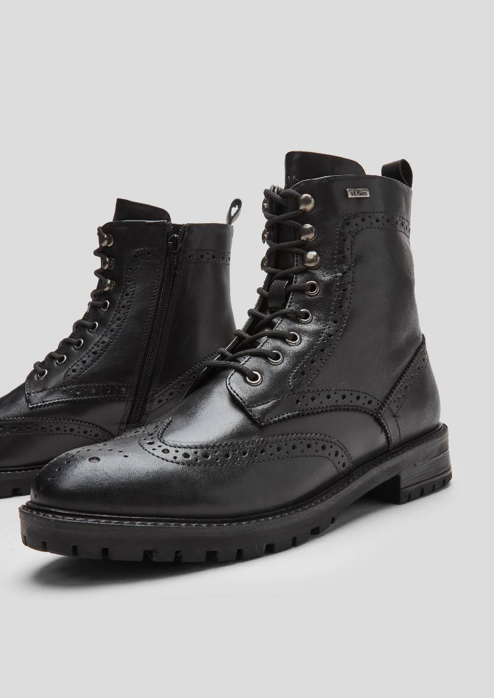 S.Oliver Brouge-Boots Aus Leder