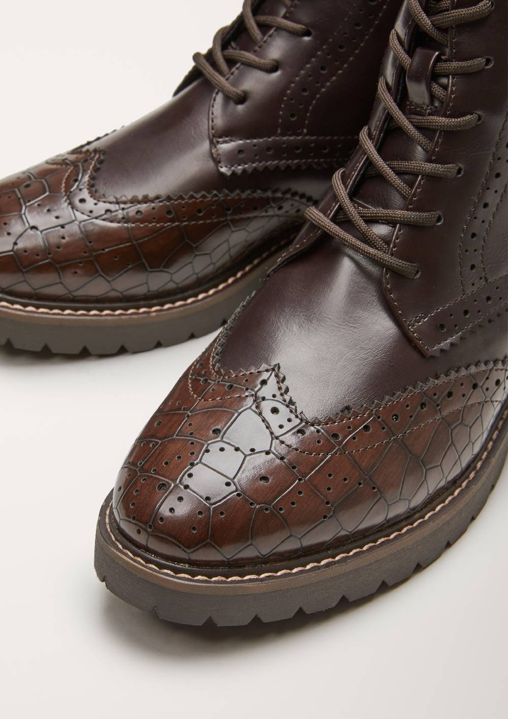 S.Oliver Brouge-Boots In Leder-Optik