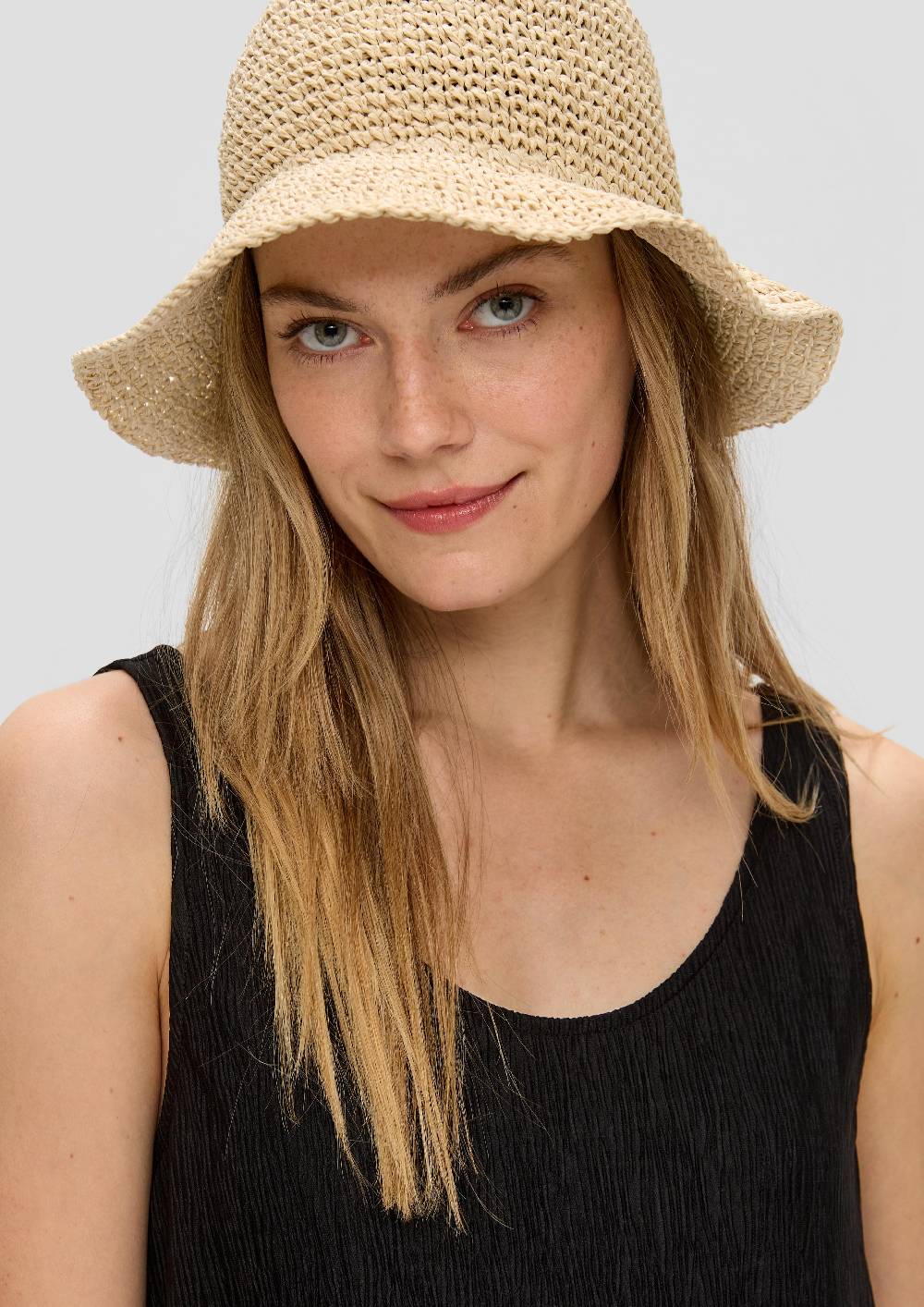 S.Oliver Bucket-Hat In Bast-Optik