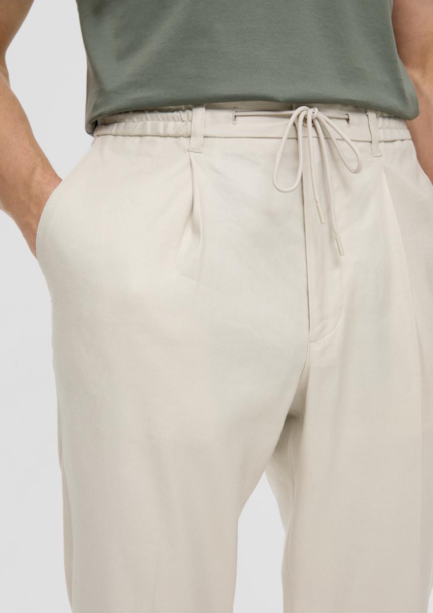 S.Oliver Bundfaltenhose Mit Elastikbund
