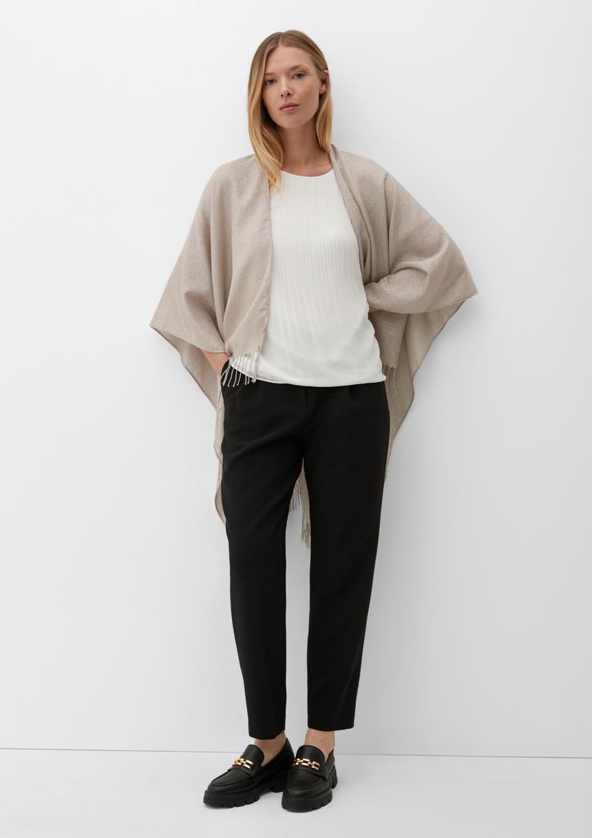S.Oliver Cape Mit Fransen