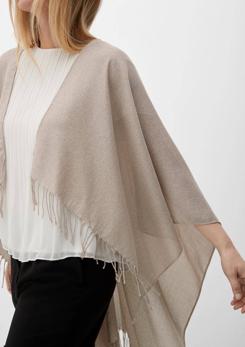 S.Oliver Cape Mit Fransen