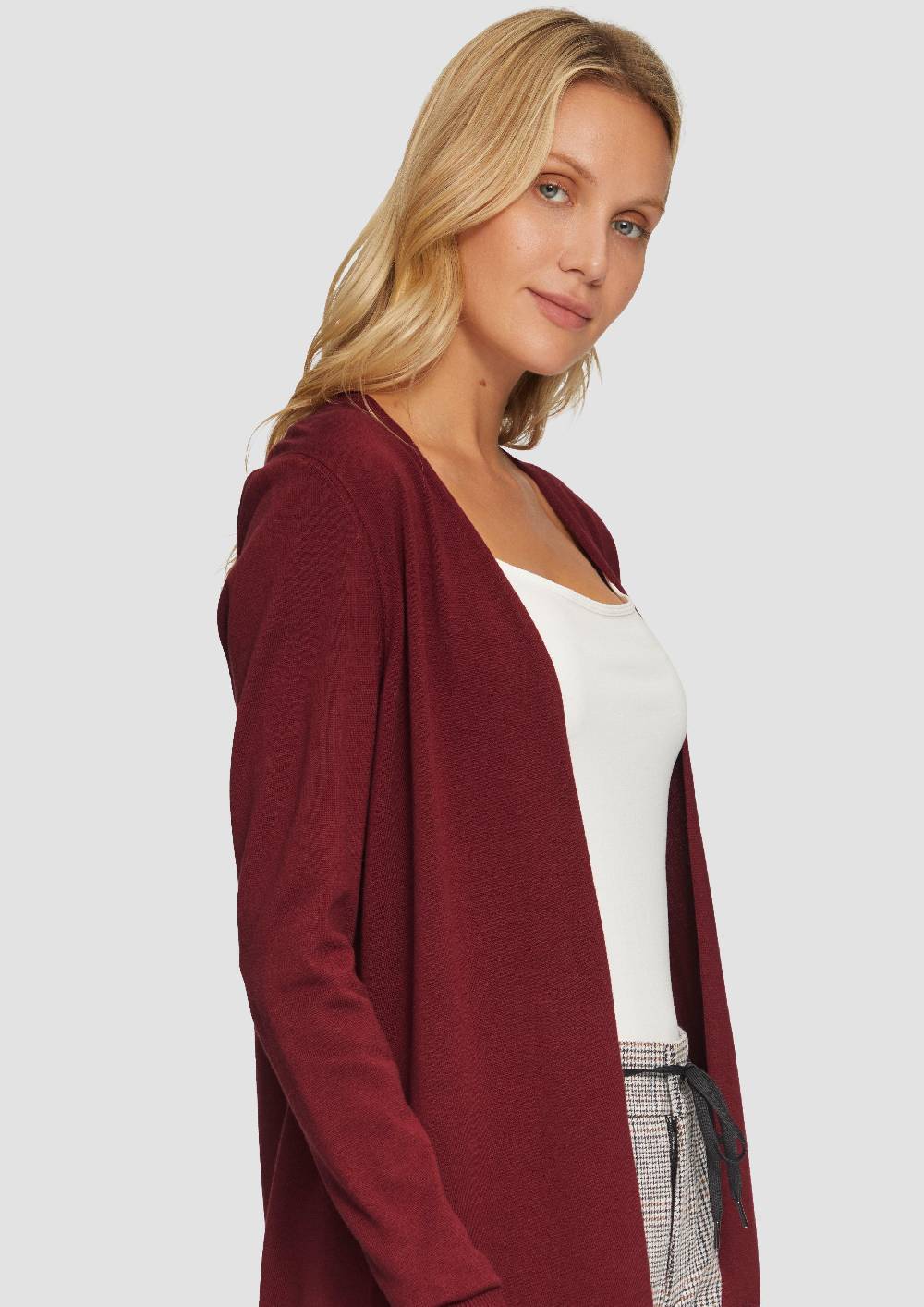 S.Oliver Cardigan Aus Viskose-Baumwollmix