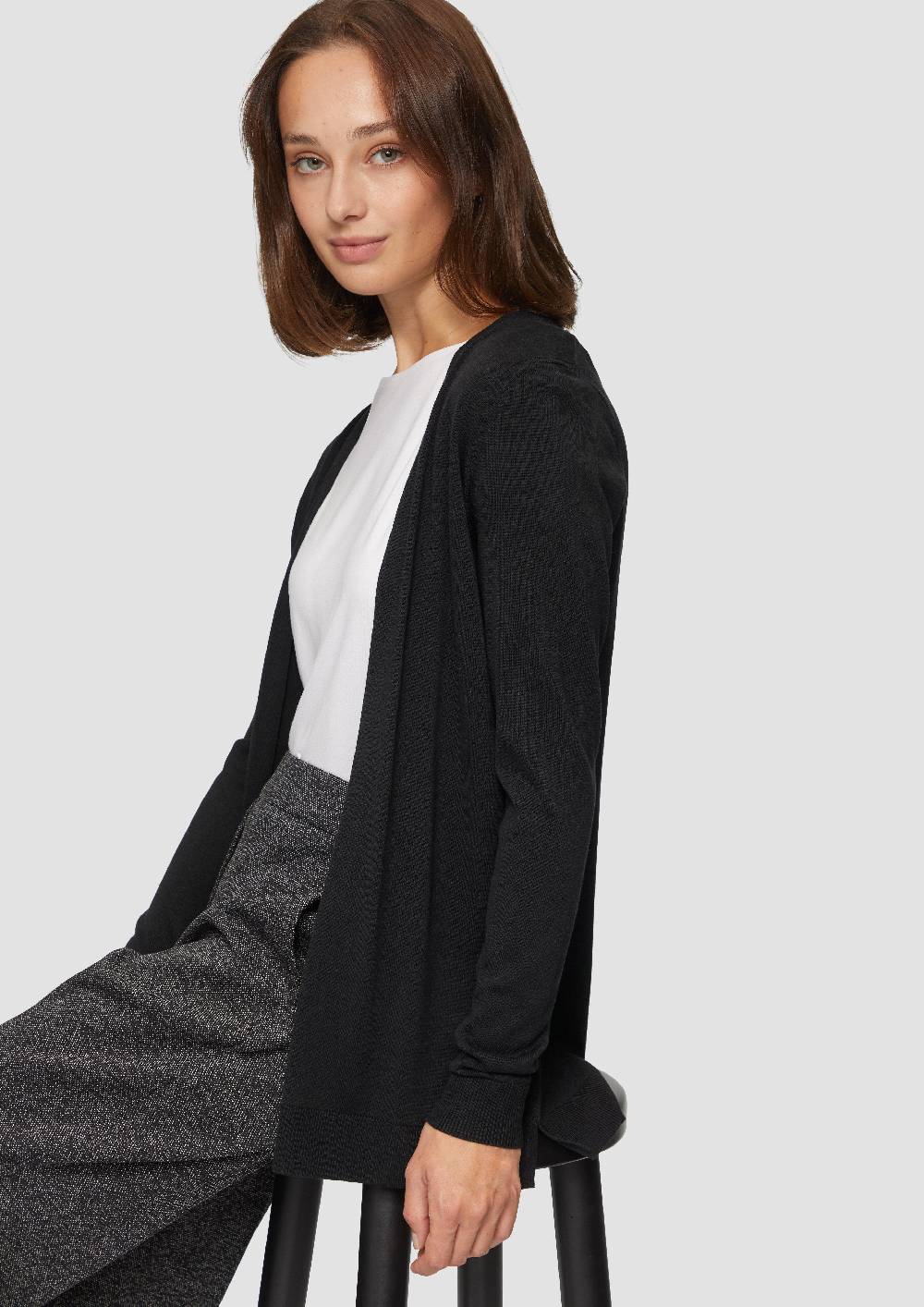 S.Oliver Cardigan Aus Viskose-Baumwollmix