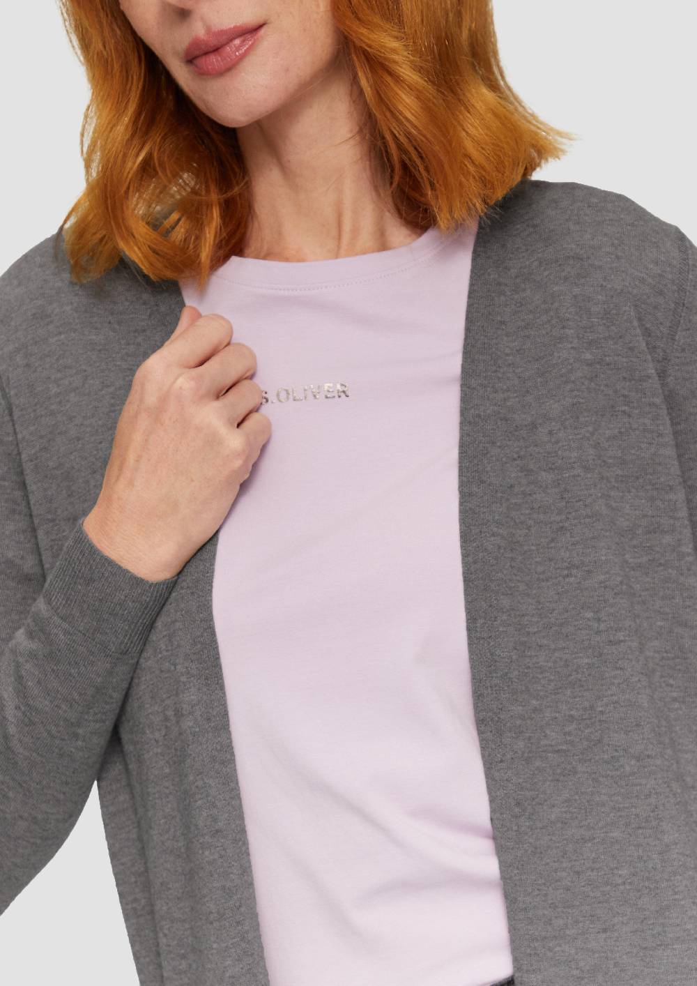S.Oliver Cardigan Aus Viskose-Baumwollmix