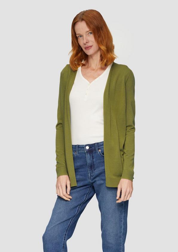 S.Oliver Cardigan aus Viskose-Baumwollmix