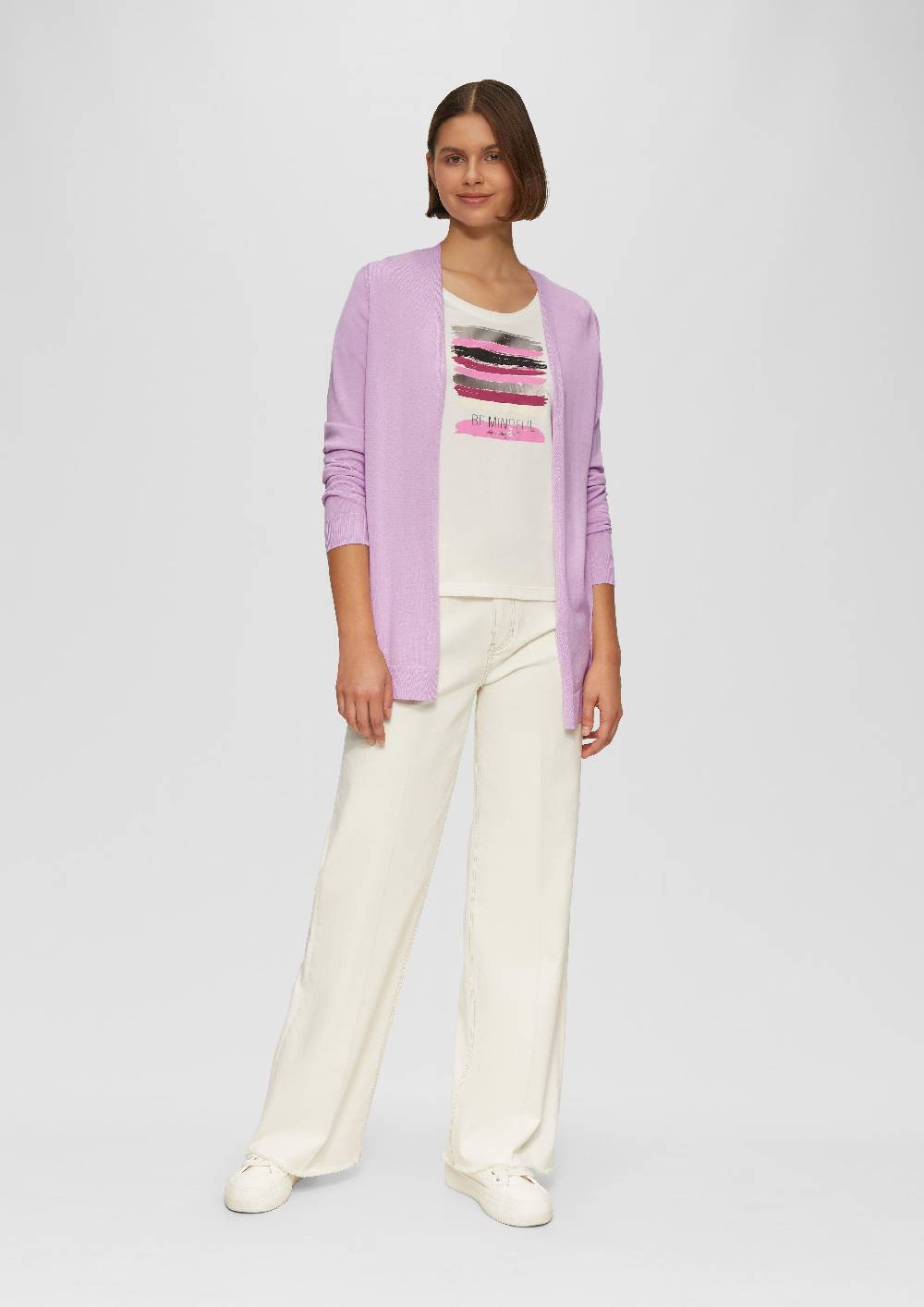 S.Oliver Cardigan Aus Viskose-Baumwollmix