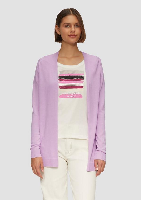S.Oliver Cardigan aus Viskose-Baumwollmix