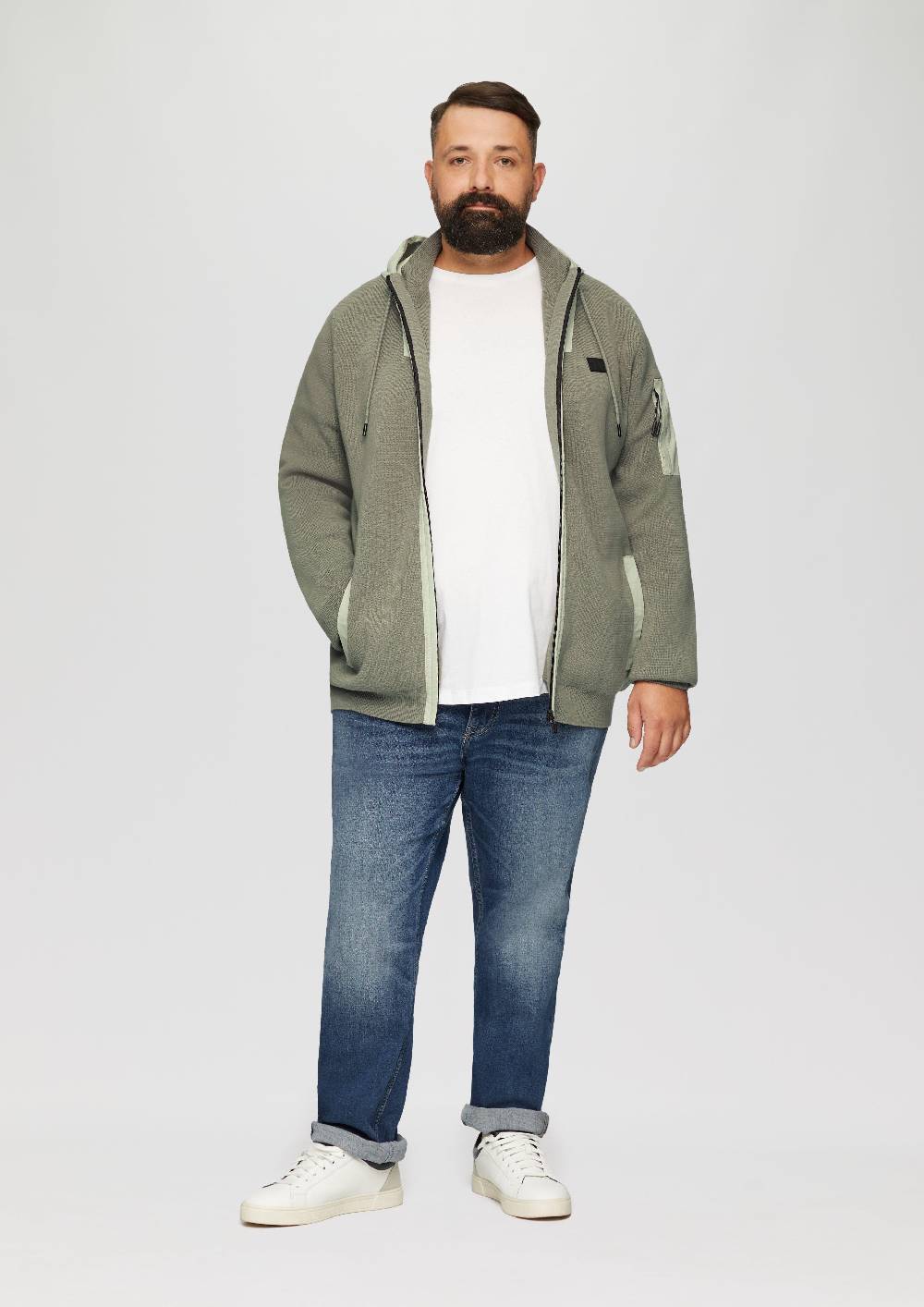 S.Oliver Cardigan Mit Ärmeltasche