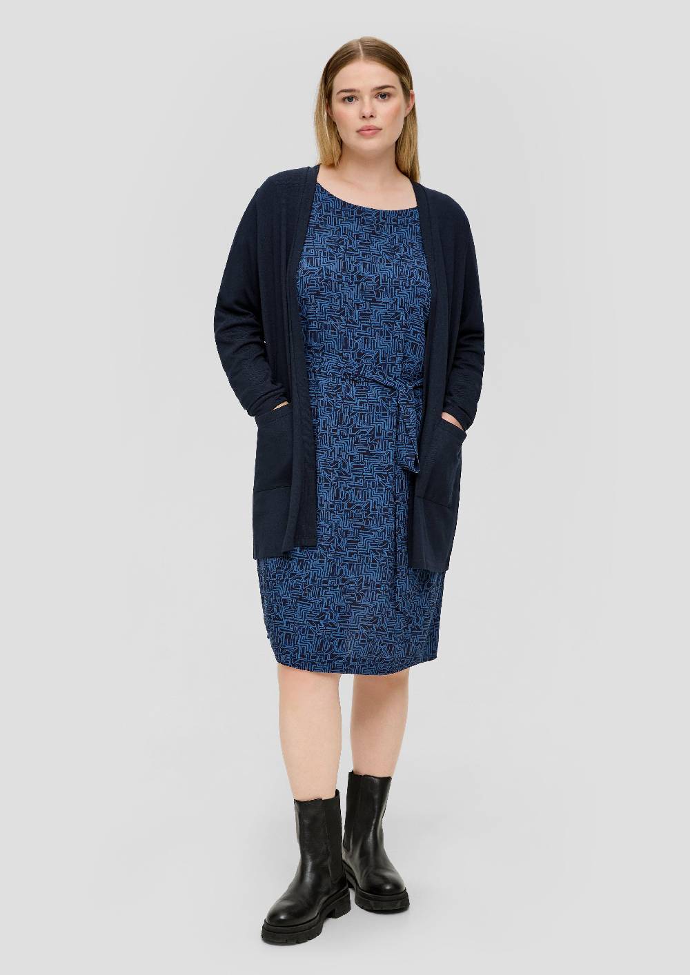 S.Oliver Cardigan Mit Aufgesetzten Taschen