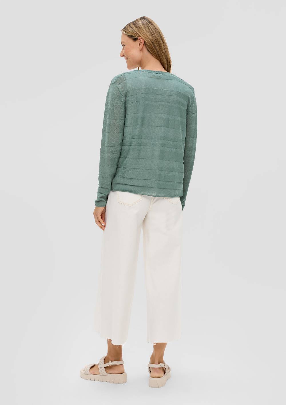 S.Oliver Cardigan Mit Musterstruktur