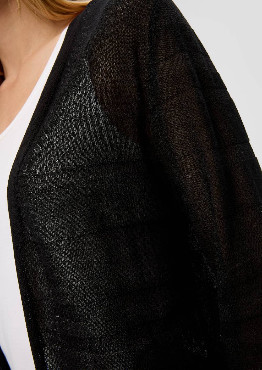S.Oliver Cardigan Mit Musterstruktur