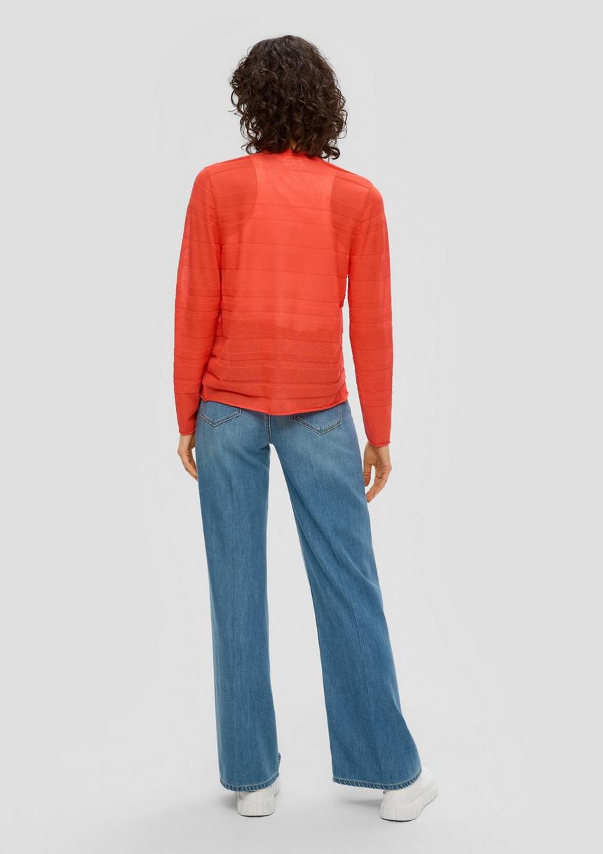 S.Oliver Cardigan Mit Musterstruktur