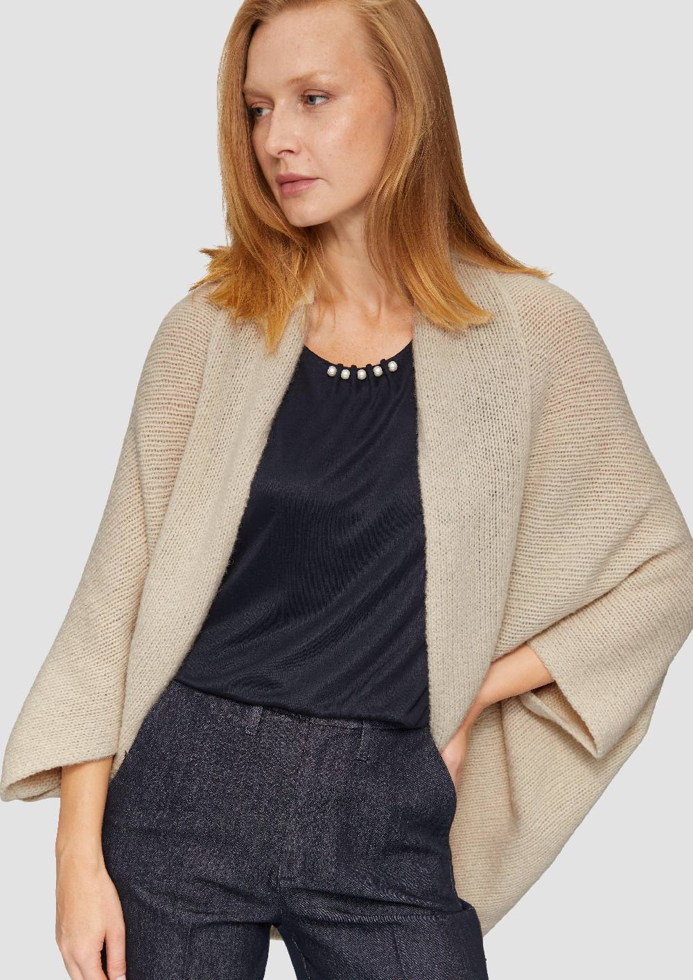 S.Oliver Cardigan Mit Schalkragen