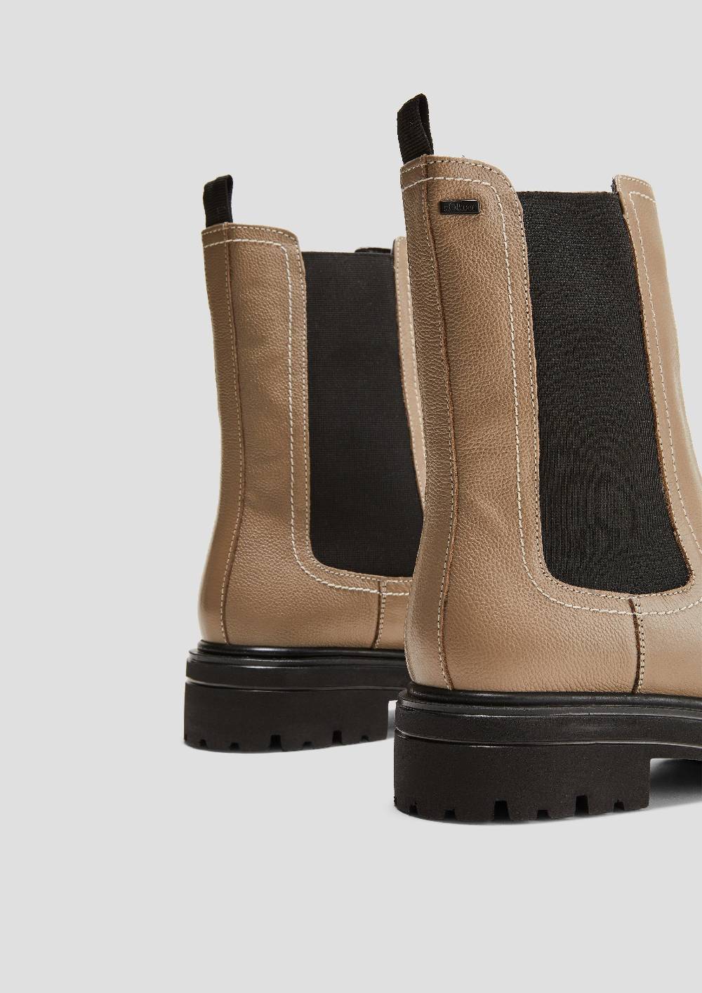 S.Oliver Chelsea Boots Aus Glattleder