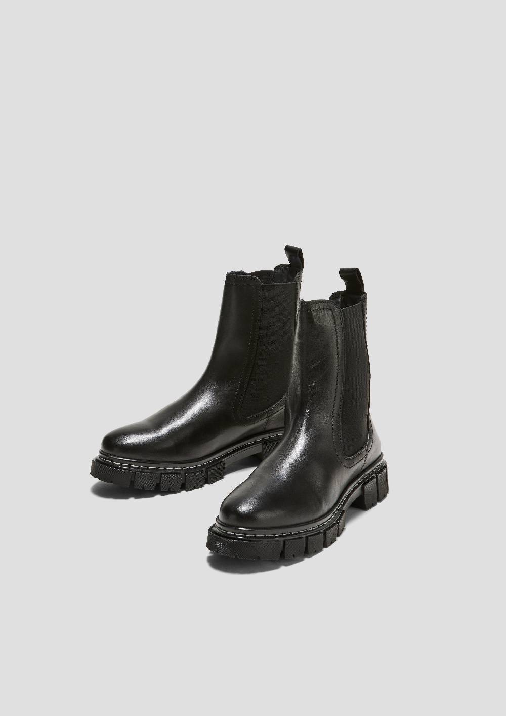 S.Oliver Chelsea Boots Aus Leder