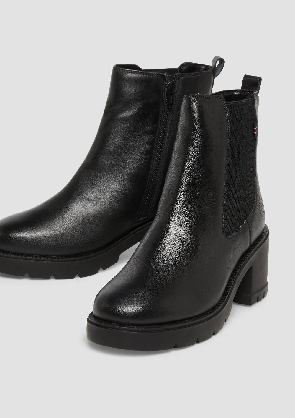 S.Oliver Chelsea-Boots Aus Leder