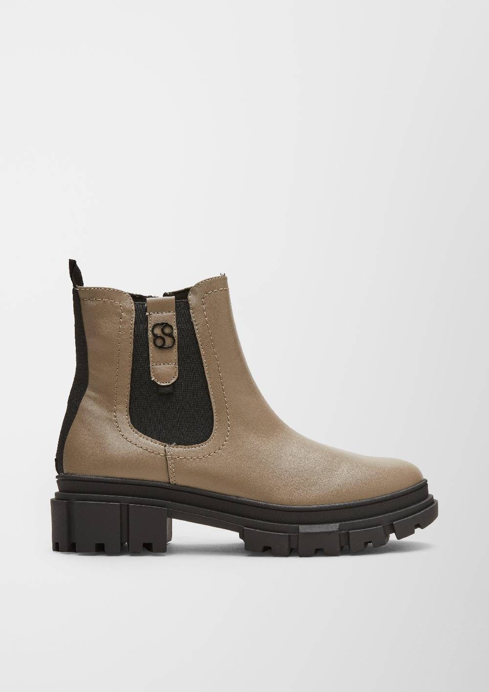 S.Oliver Chelsea Boots Aus Lederimitat