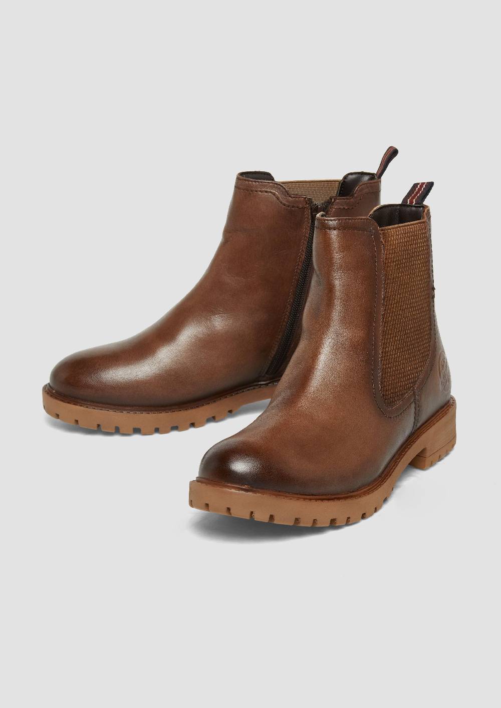 S.Oliver Chelsea Boots Aus Schafsleder