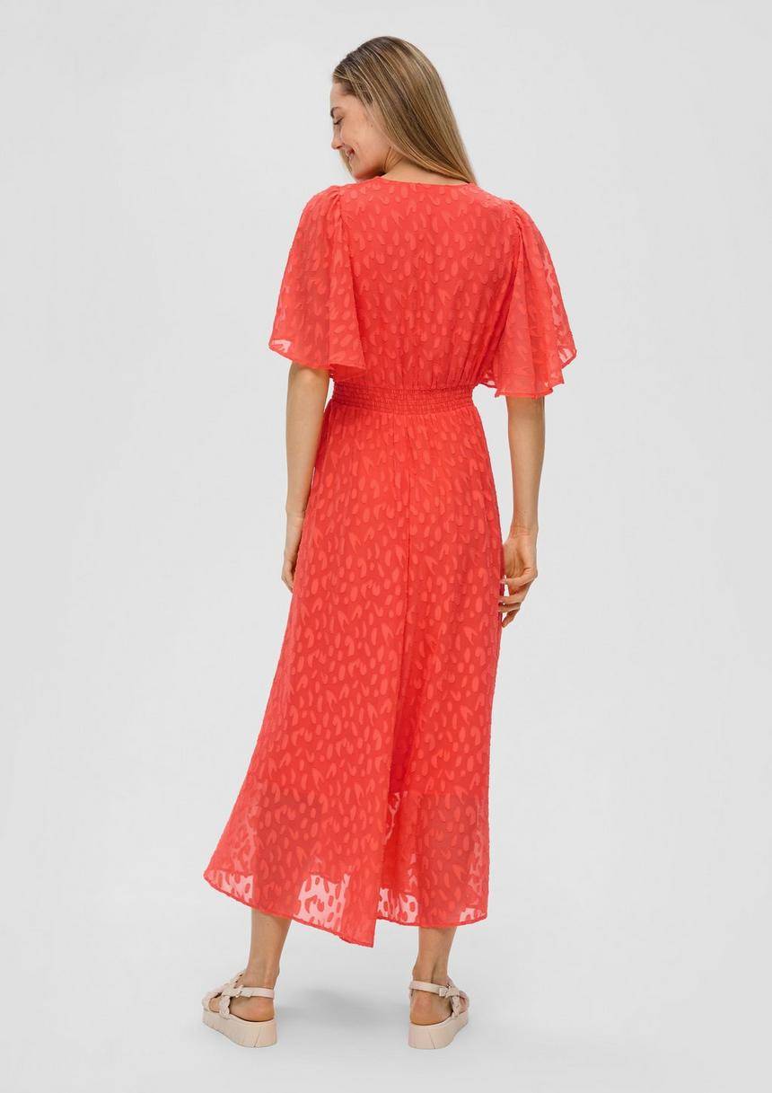 S.Oliver Chiffonkleid Mit All-over-Print
